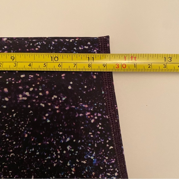 Lululemon Leggings Size 4 Wunder Under 28” EUC Galaxy Splatter Black Purple - Picture 16 of 16